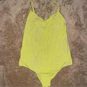 Like New Small Acacia Swimwear Neon Snake One Piece